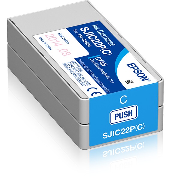 EPSON Patrone für ColorWorks C3500 cyan [C33S020602]
