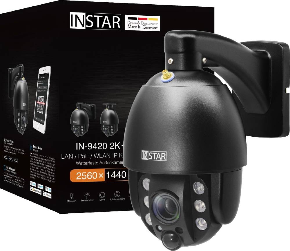 INSTAR IN-9420 14091 LAN, WLAN IP Überwachungskamera 2560 x 1440