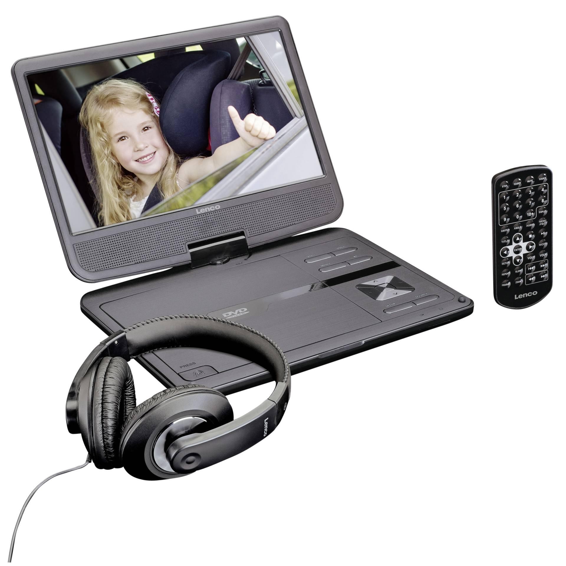 Lenco DVP-1010 Portable DVD player Convertible 25.4 cm (10") 1024 x