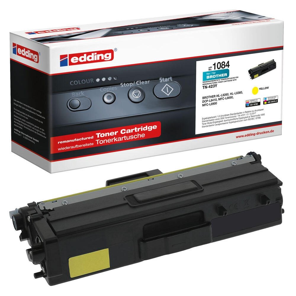 Edding EDD-1084 toner cartridge 1 pc(s) Compatible Yellow - Edding