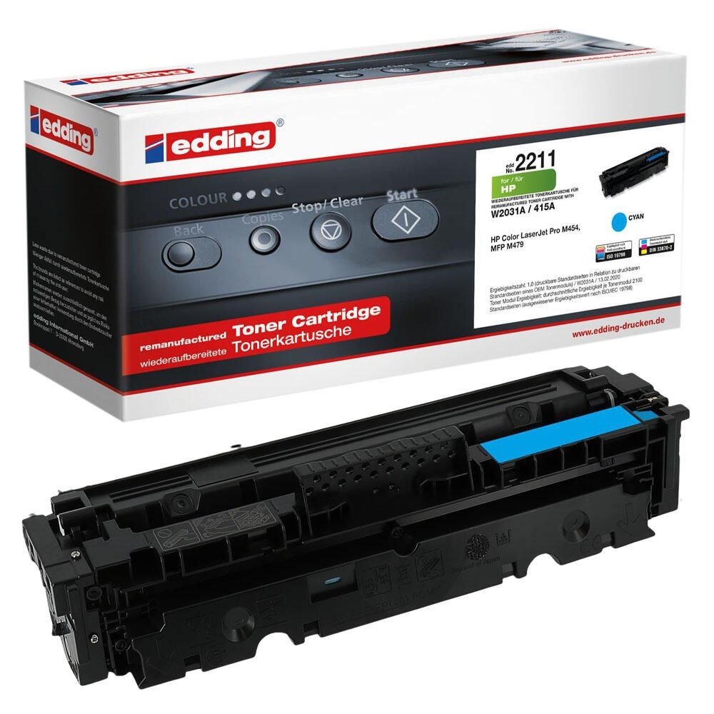Edding EDD-2211 toner cartridge 1 pc(s) Compatible Cyan - Edding EDD-