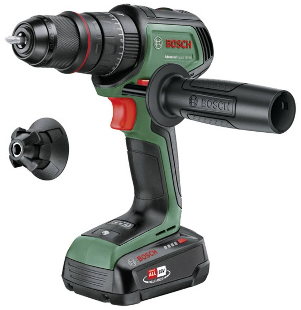 Bosch AdvancedImpact 18V-80 QuickSnap 1950 RPM Keyless 890 g Black,