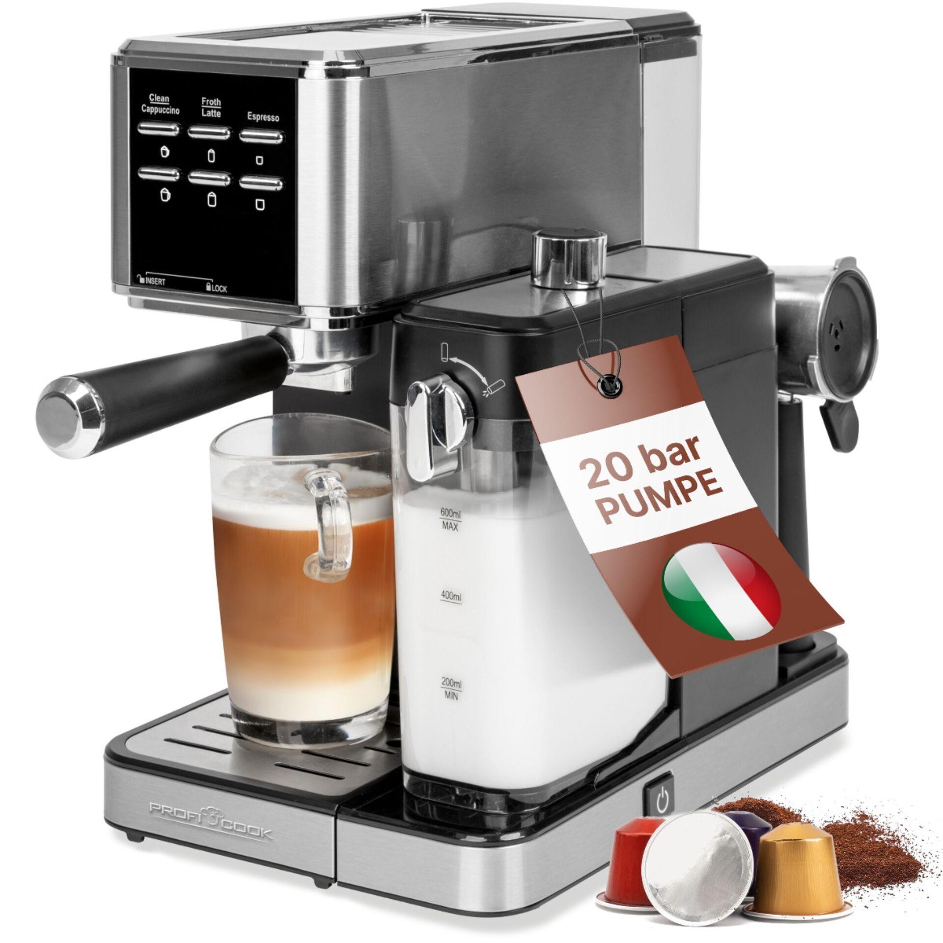 ProfiCook PC-ES-KA 1266 Máquina espresso 1,5 L - ProfiCook PC-ES-KA