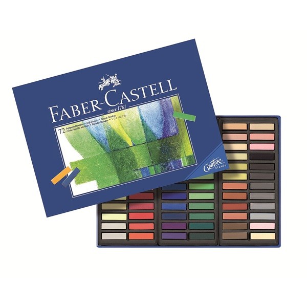 FABER-CASTELL Softpastellkreiden Mini 72er Kartonetui