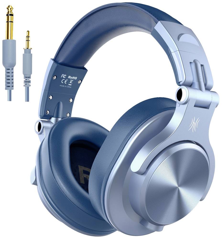 OneOdio Fusion A70 Over Ear Kit oreillette Bluetooth Stereo bleue