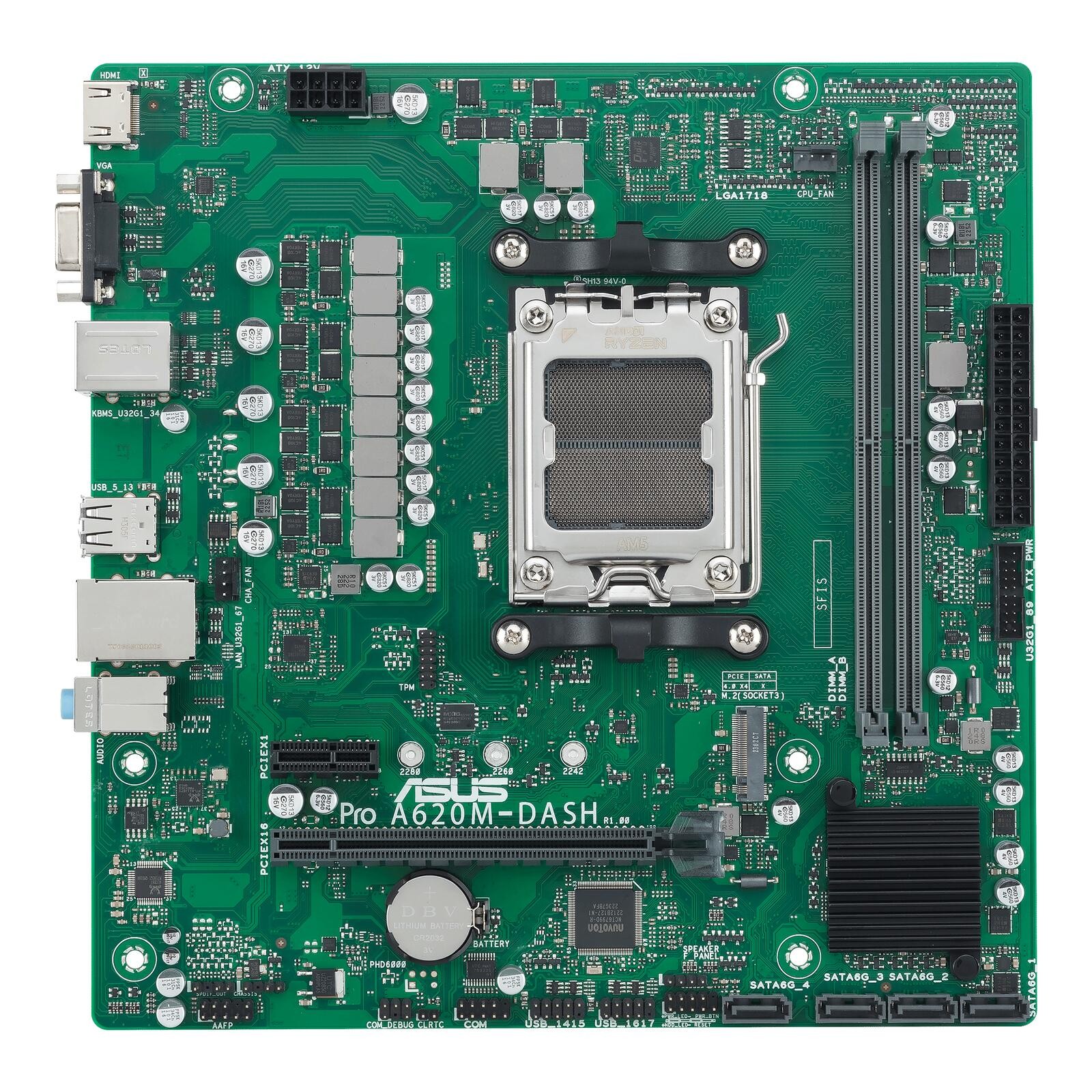 ASUS PRO A620M-DASH-CSM AMD A620 Socket AM5 micro ATX - ASUS PRO