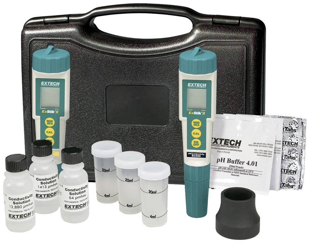 Extech EC510 Leitfähigkeits-Messgerät Leitfähigkeit, Temperatur,