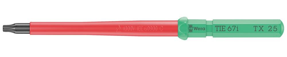 Wera Kraftform Kompakt VDE 67 i TX 25 x 157mm TIE Elektriker TORX