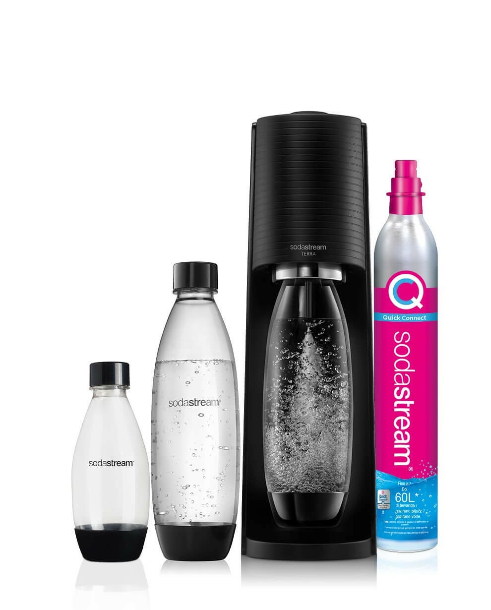 SodaStream Terra *schwarz* inkl. 3 Flaschen