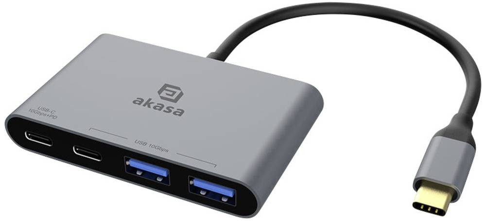 Akasa AK-CBCA31-18BK interface hub USB 3.2 Gen 1 (3.1 Gen 1) Type-C