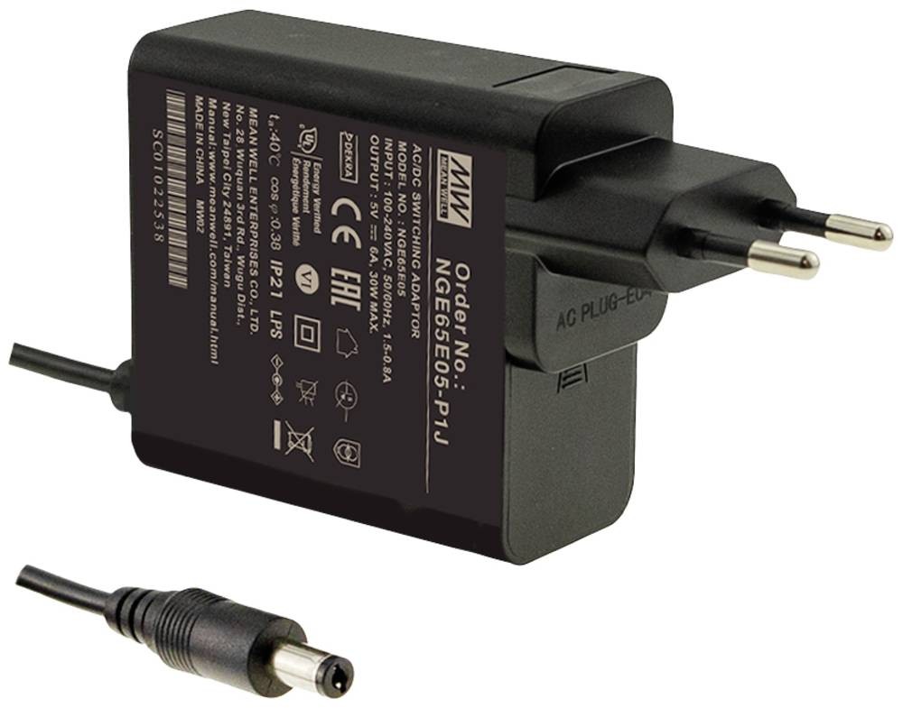 MEAN WELL NGE65E05-P1J home charger, Festspannung 30W