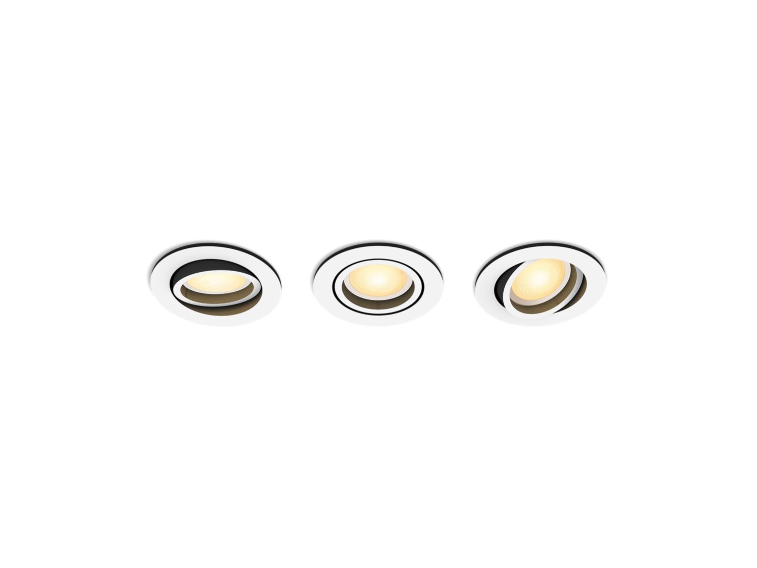 Philips Hue White ambience Milliskin recessed spotlight (3-pack) -