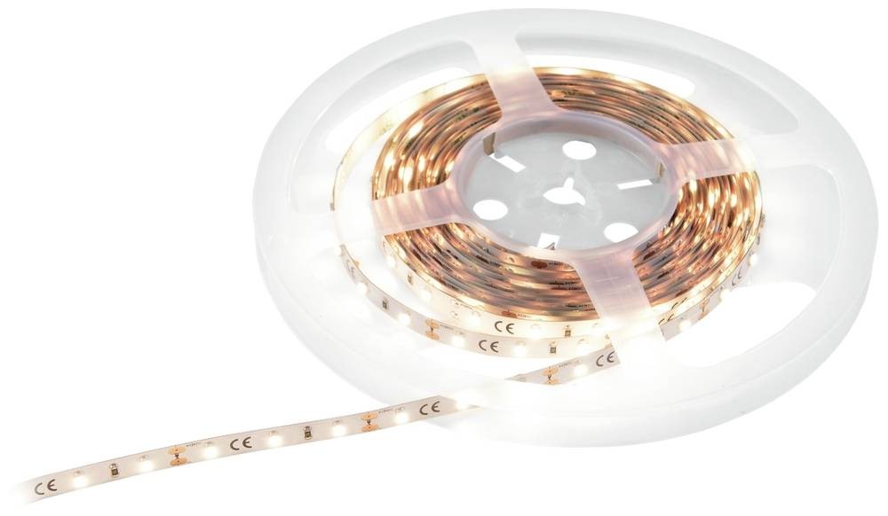 Eurolite 50530106 LED-Streifen EEK: F (A - G) 12V 5m Warm white 5m