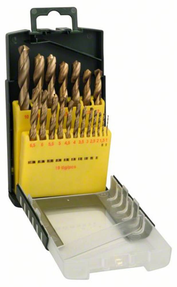 Bosch Prom 19-tlg. Metallbohrer HSS-TiN| 2607017152 Ensemble de