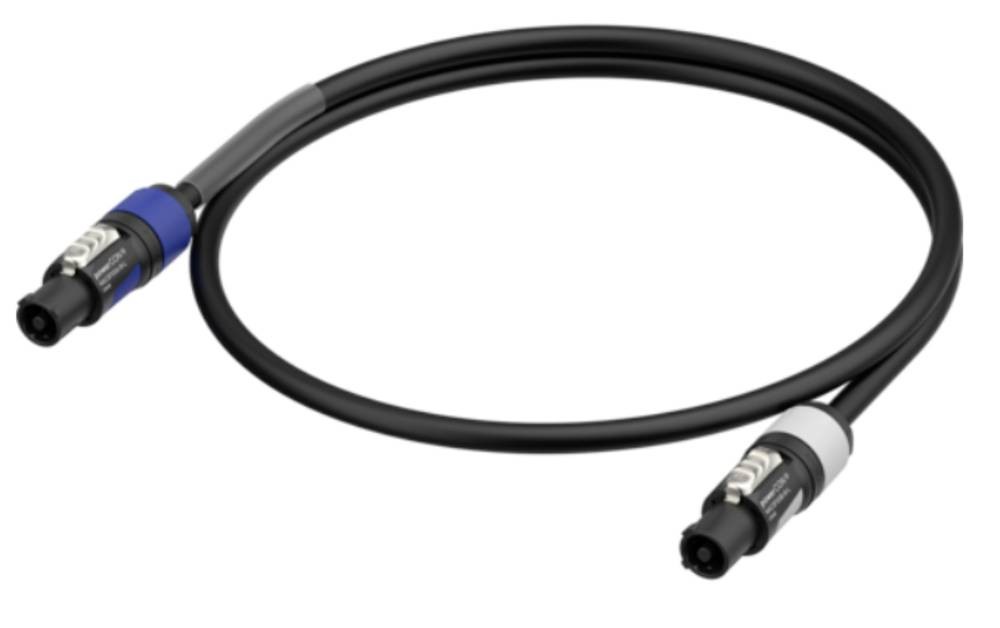 Neutrik 1036398 Strom connection cable black 1.00m