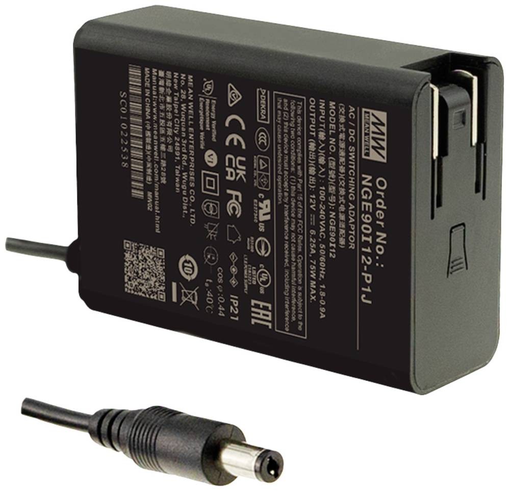 MEAN WELL NGE90I24-P1J home charger, Festspannung 24 V/DC 90W
