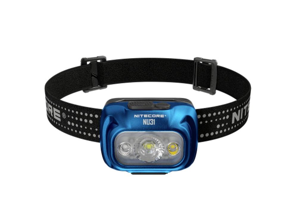 NiteCore NU31 azul LED Stirnlampe akkubetrieben 550lm NC-NU31-BL