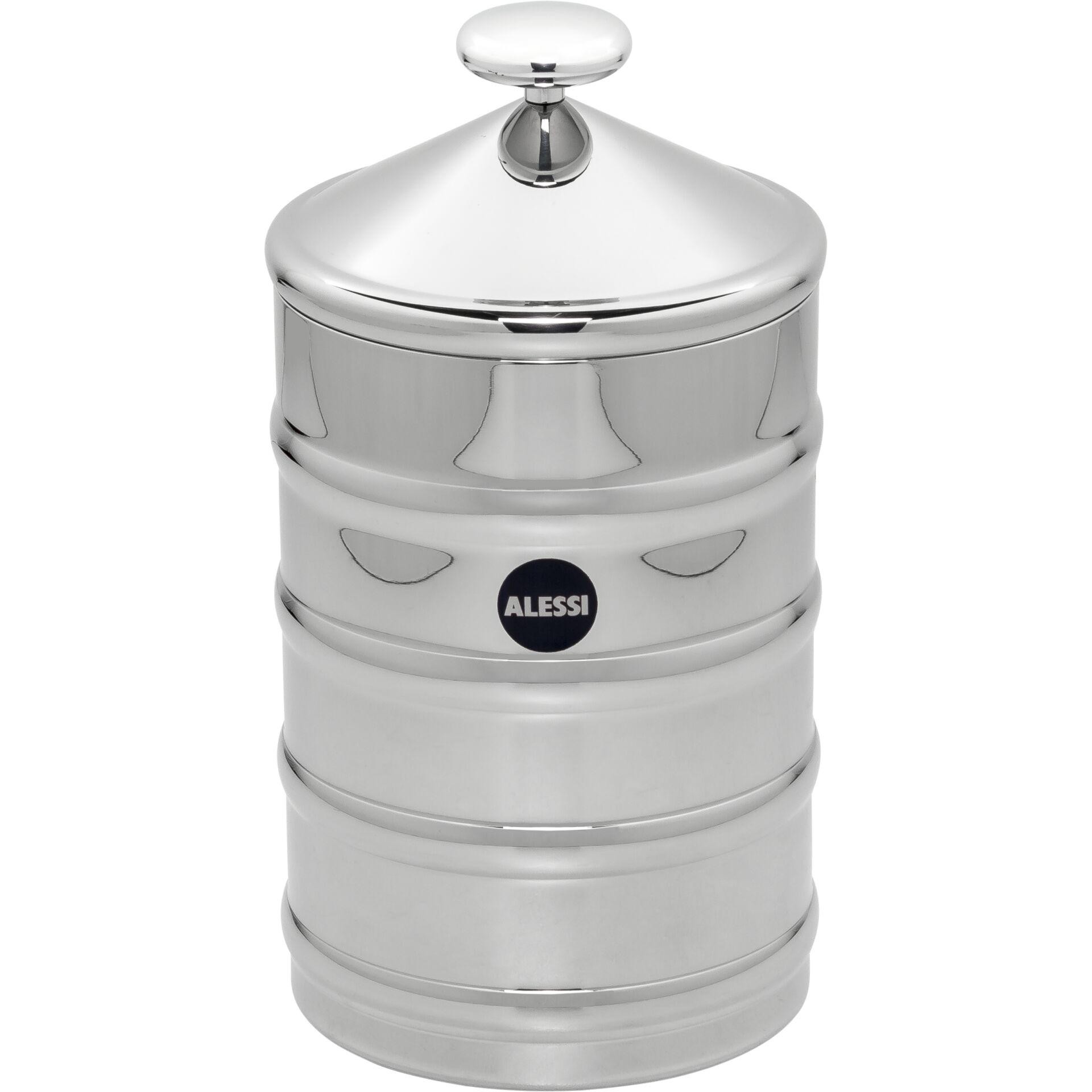 Alessi CB03 food storage container Round Jar 1.14 L Stainless steel -