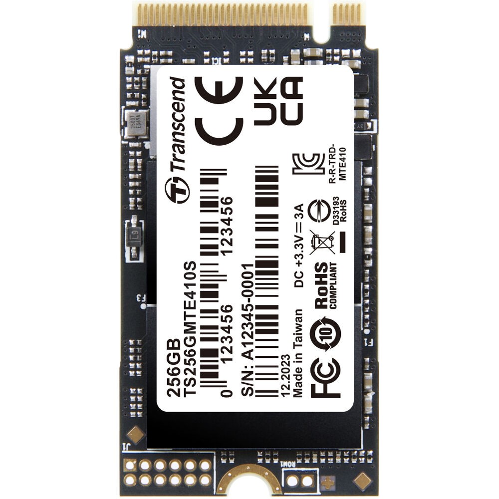 Transcend PCIe SSD 410S 256 GB M.2 PCI Express 4.0 NVMe 3D NAND -