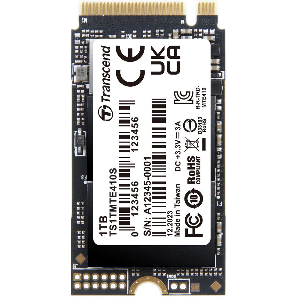 Transcend PCIe SSD 410S 1 TB M.2 PCI Express 4.0 NVMe 3D NAND -