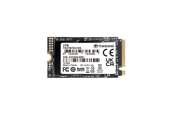 Transcend PCIe SSD 410S 2 To M.2 PCI Express 4.0 NVMe 3D NAND -
