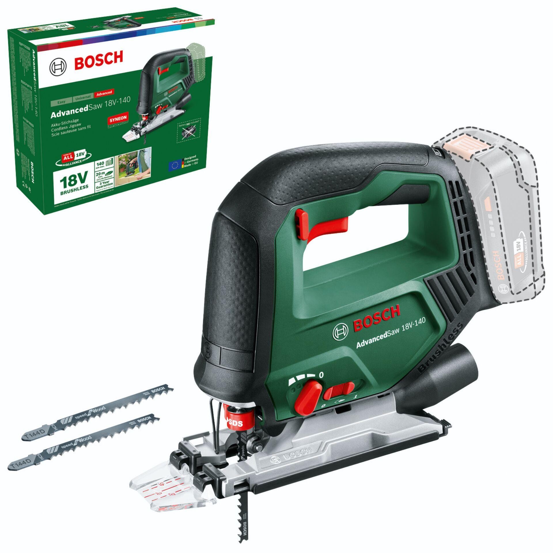 Bosch AdvancedSaw 18V-140 power jigsaw 3000 spm 1.6 kg - Bosch