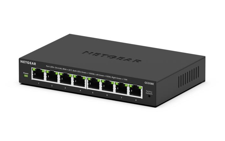 Netgear GS308E-400EUS SOHO Plus GS308E Desktop 8 Port Gigabit Switch