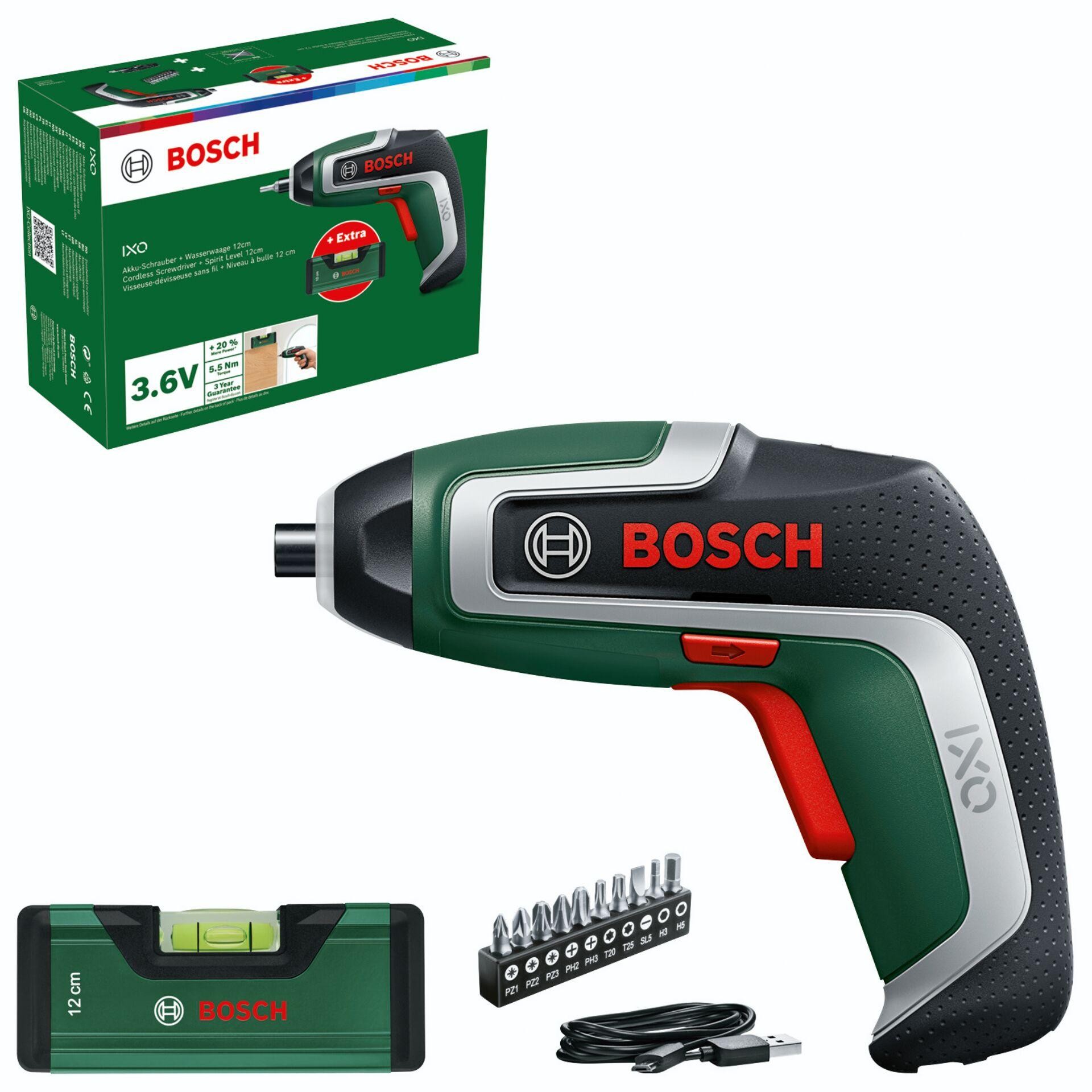 Bosch Home and Garden IXO 7 Level Set 06039E0008 Akku-Schrauber 2.0Ah