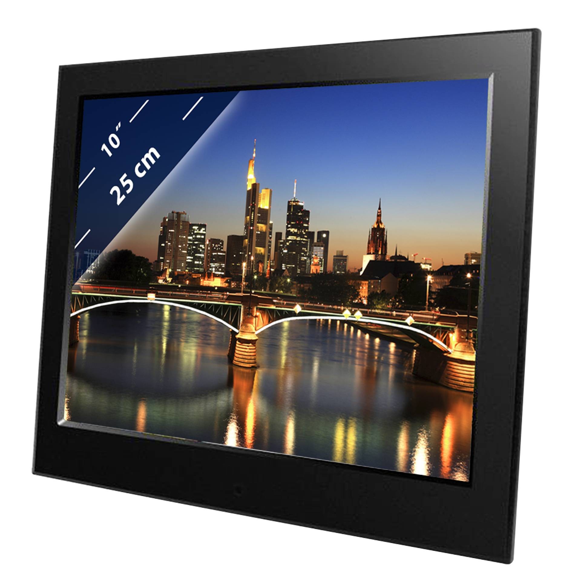 Braun Photo Technik DigiFrame 10 Slim digital photo frame Black 25.6