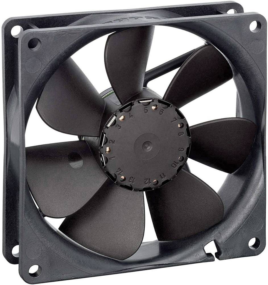 EBM Papst 3412 N/2G Axialfan 12 V/DC 91 m³/h (L x B x H) 92 x 92 x