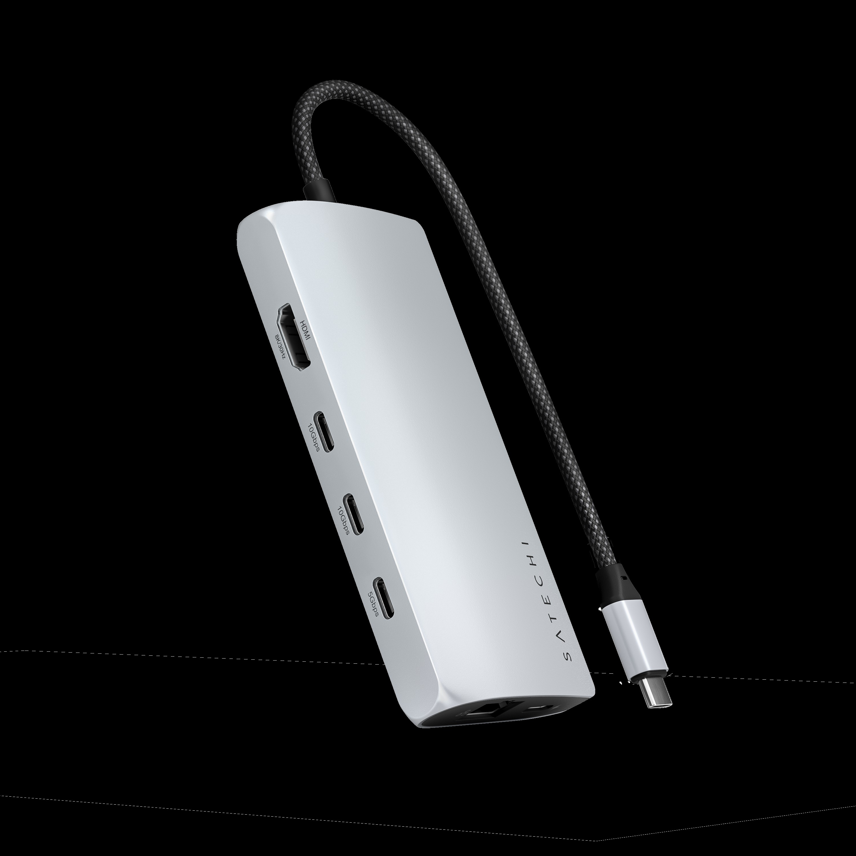 Satechi ST-P8KES station d'accueil Avec fil USB 3.2 Gen 1 (3.1 Gen 1)