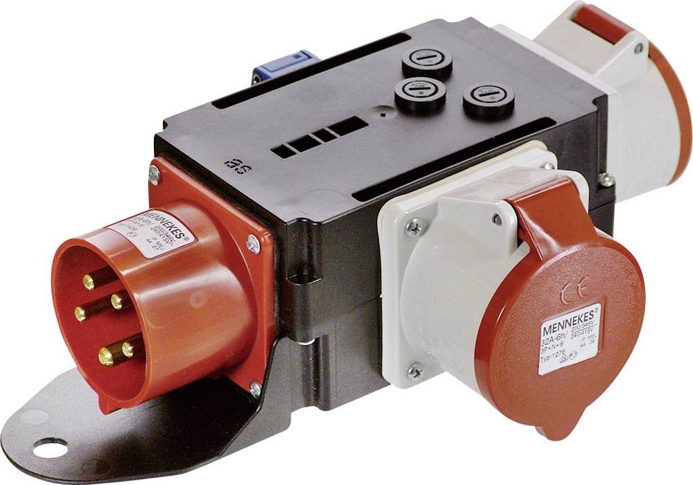 CEE-Adapter MIXO MOSEL 1xCEE-Stecker 400V,32 A,5-polig IP44 AS-SCHWABE