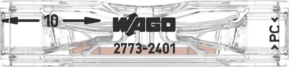 WAGO 2773-2401-100 Durchgangsklemme flexibel: - starr: 0.75-4mm²