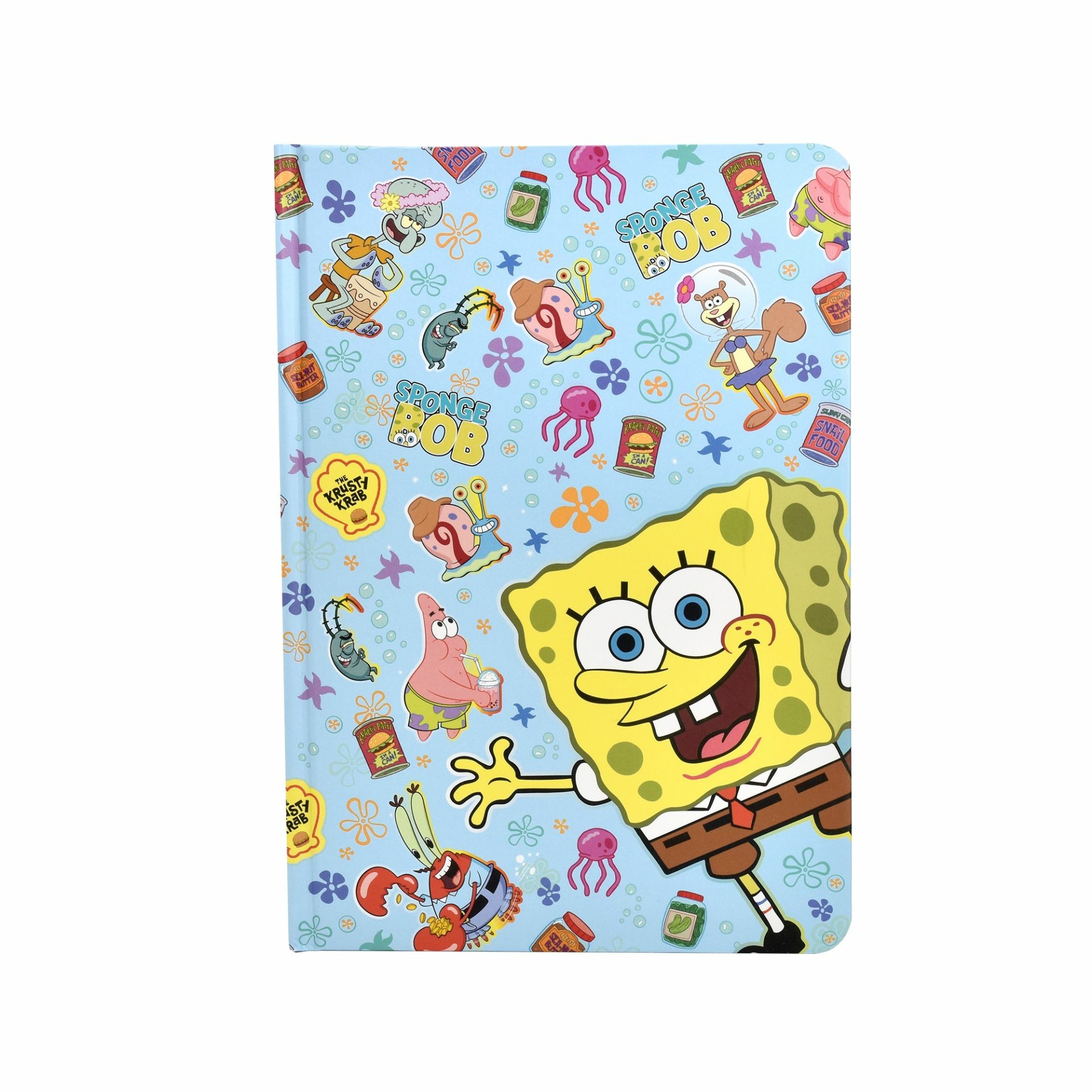 Sotel | Thumbs Up SpongeBob writing notebook A5 80 sheets Light Blue ...