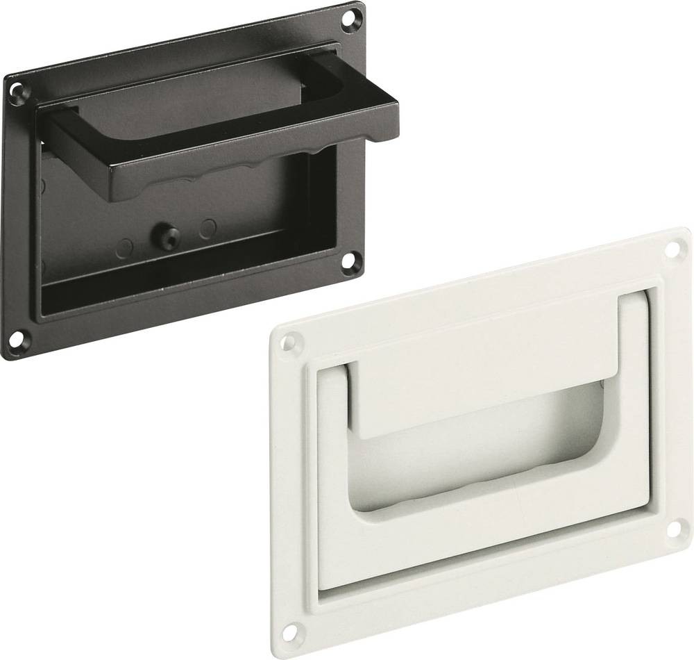 Rohde SK-79.R118.9005 Schalenklappgriff with Rückstellfeder black (L