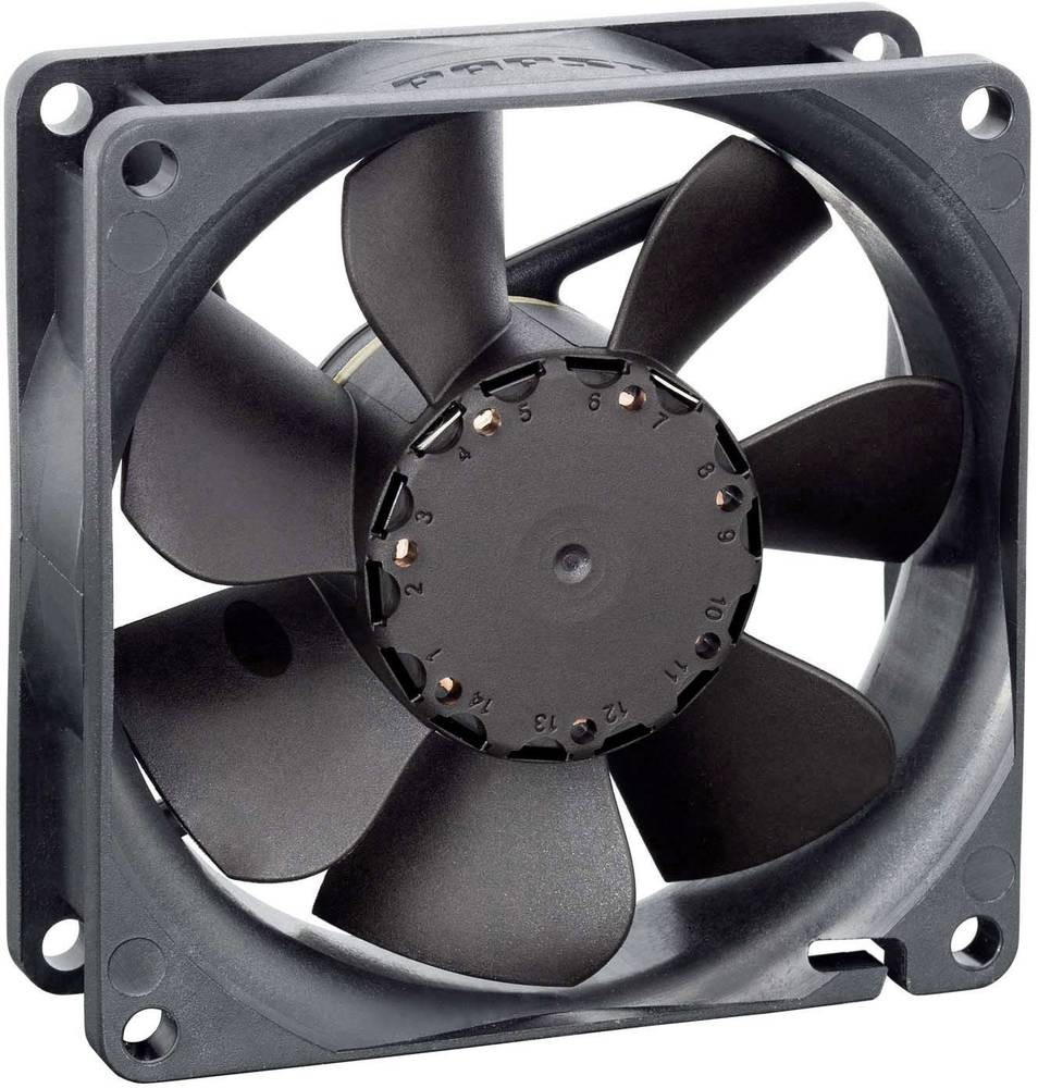 EBM Papst 8412 NGLE Axialfan 12 V/DC 30 m³/h (L x B x H) 25.4 x 80 x