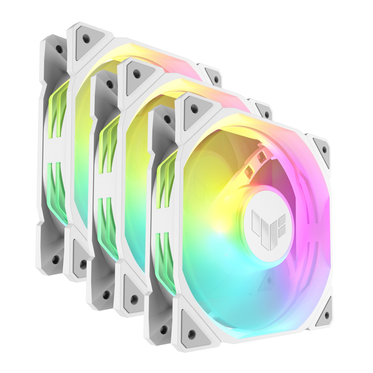 ASUS TUF GAMING TR120 ARGB REVERSE 3IN1 White Carcasa del ordenador