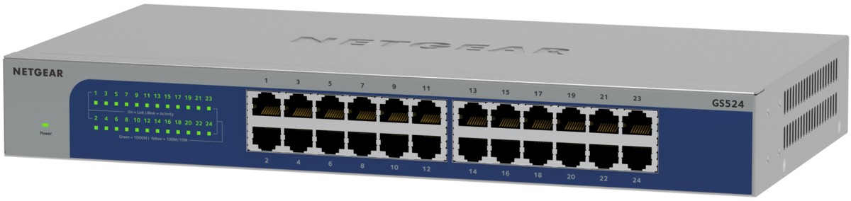NETGEAR GS524-300EUS network switch Unmanaged Gigabit Ethernet (10/