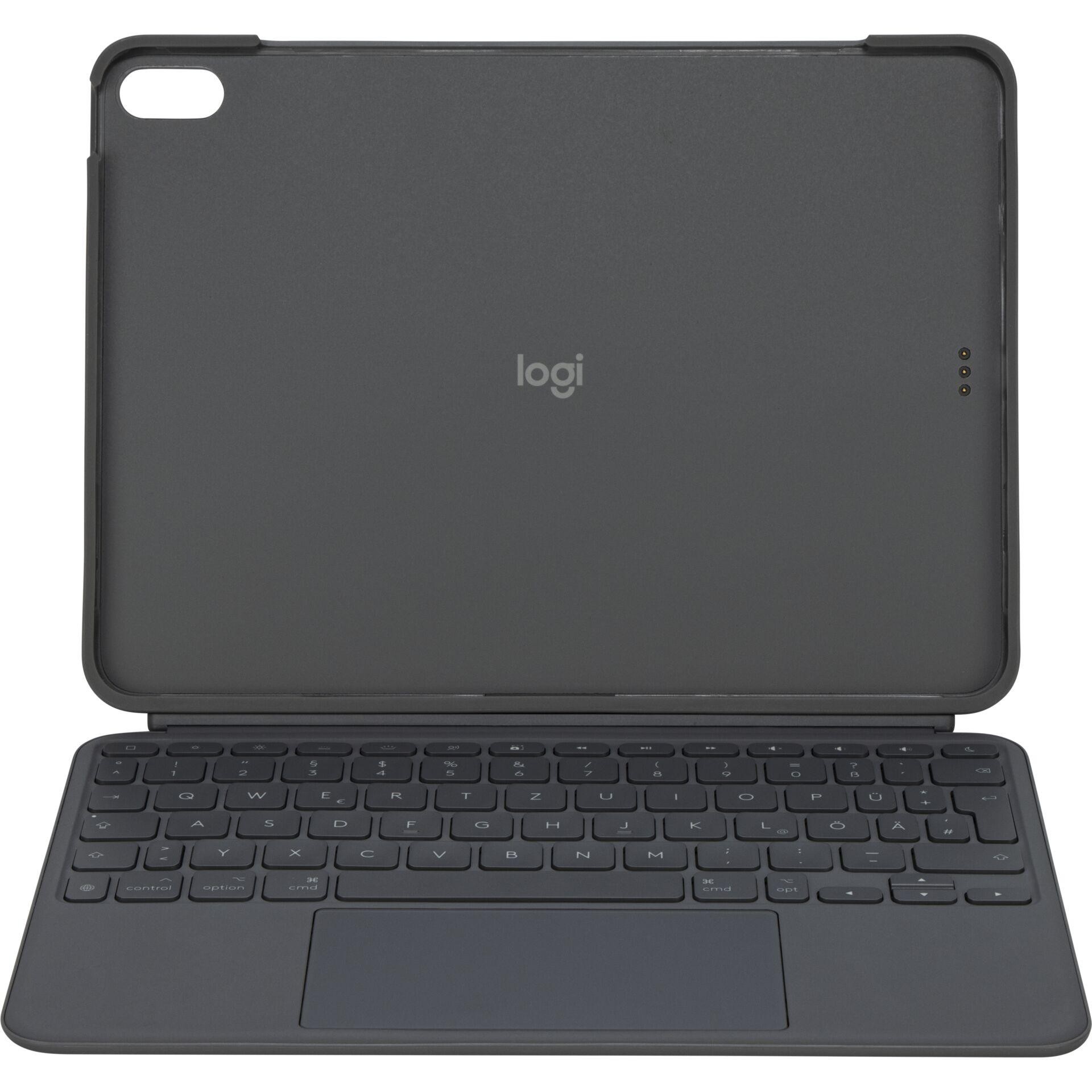 Logitech Combo Touch QWERTZ-Layout 11", grau