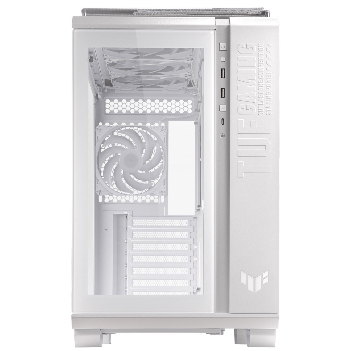 ASUS TUF Gaming GT502 PLUS Midi Tower Blanc - ASUS TUF Gaming GT502