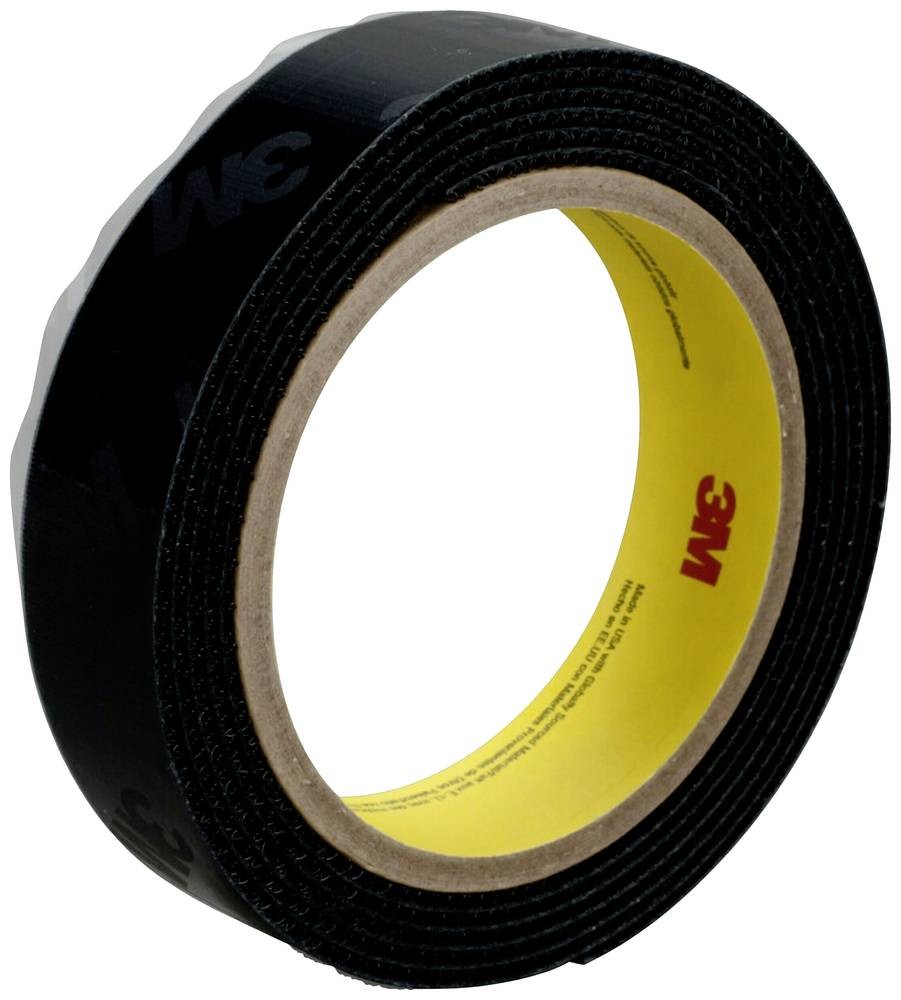 3M Klettband zum Aufkleben (L x B) 45.72m x 50.8mm Schwarz 1St.