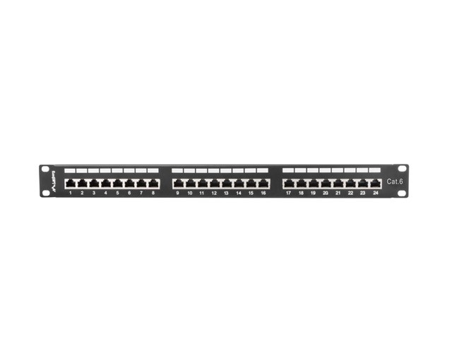 Lanberg PPS6-1024-B panel de parcheo 1U - Lanberg PPS6-1024-B, RJ-45,