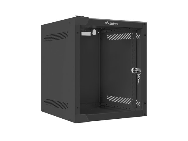 Lanberg WF10-2306-10B rack cabinet 6U Wall mounted rack Black -