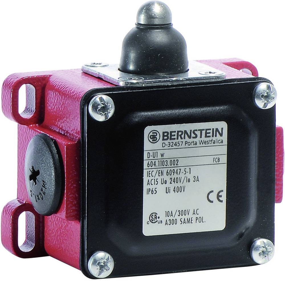 BERNSTEIN 6041103002 D-U1W Endschalter 240 V/AC 10A Stößel tastend