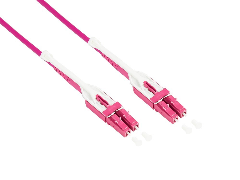 Alcasa LW-U815LC4 InfiniBand/fibre optic cable 15 m LC Violet -