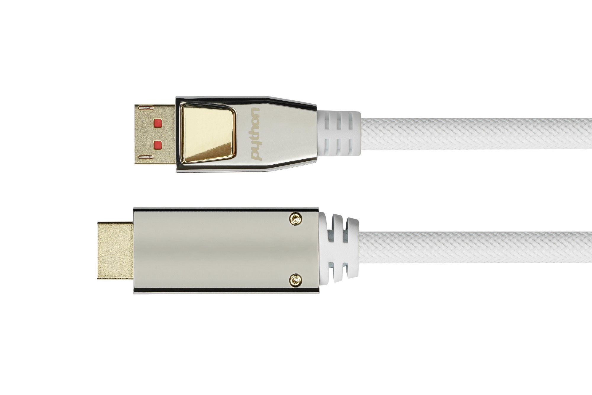 Python GC-M0223 video cable adapter 3 m DisplayPort HDMI White -