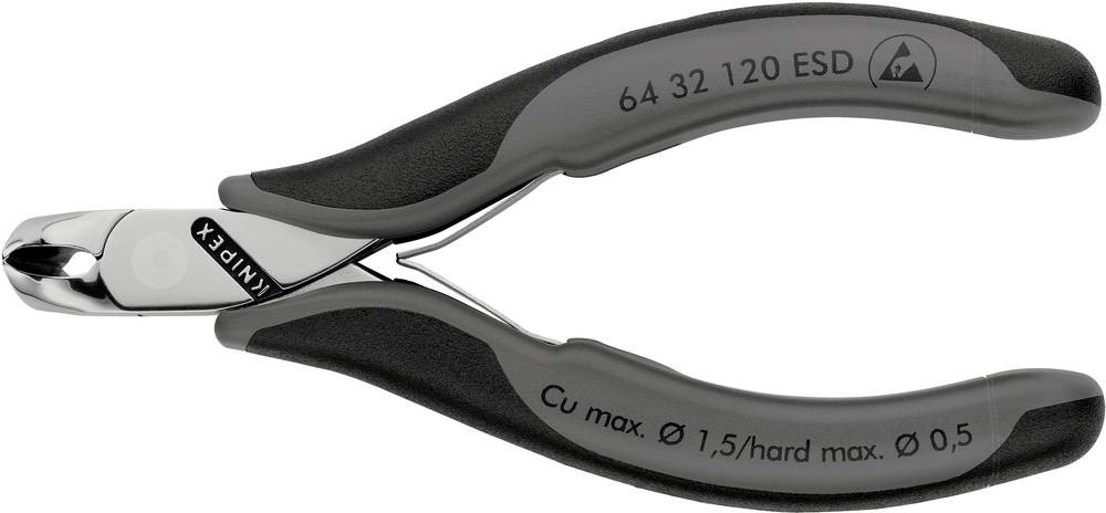 Knipex-Werk Elektronik-Vornschneider 64 32 120 ESD