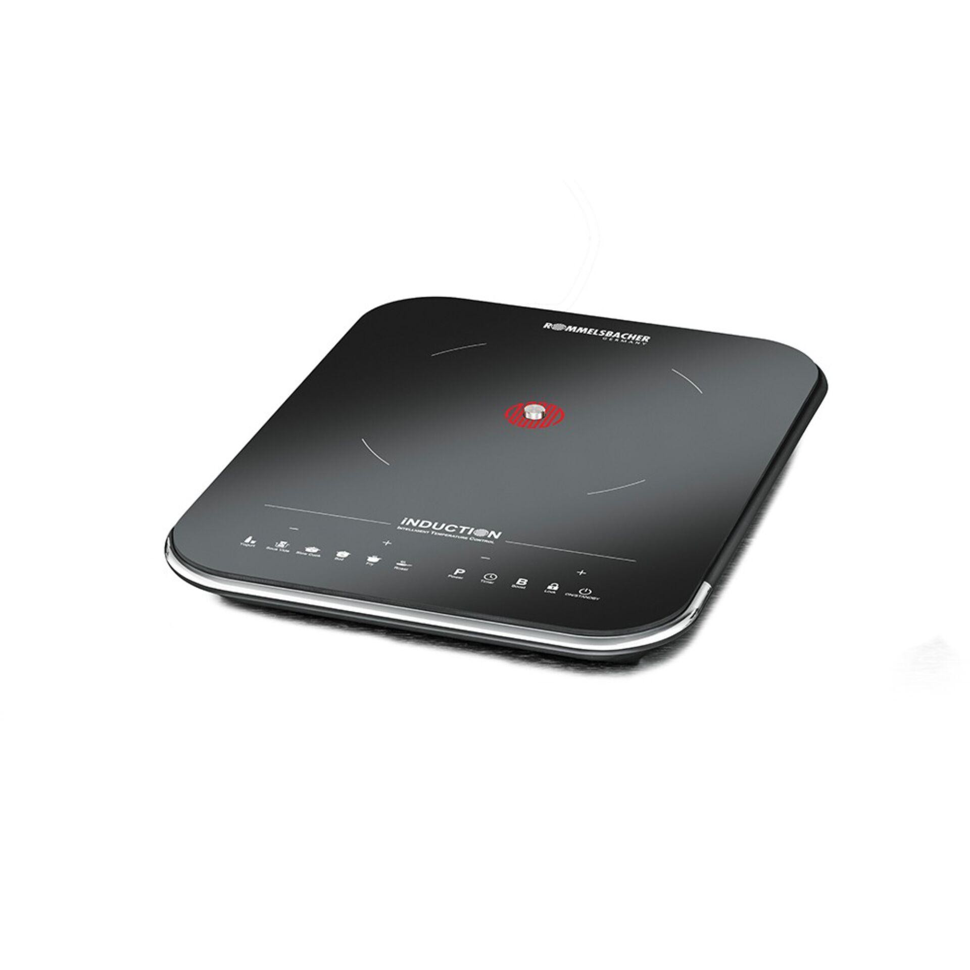 Rommelsbacher CTS 2000/IN hob Black, Silver Countertop Zone induction