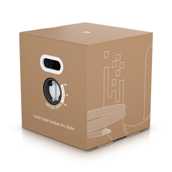 Ubiquiti UACC-CABLE-C5E-OUTDOOR-PRO-305M-W cable de red Blanco Cat5e