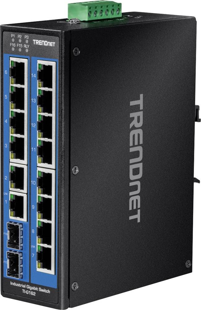 Trendnet TI-G162 network switch Gigabit Ethernet (10/100/1000) Black -